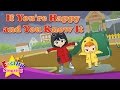 If You're Happy and You Know It - Nursery Rhymes - Animation Kids song with Lyrics - Babies&Toddlers