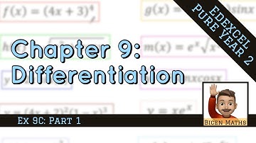 Differentiation 6 • Chain Rule, intro • P2 Ex9C • 🚀