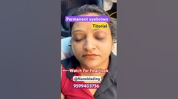 Nanoblading by @nida @blackscissor1 #microblading #browstylist #pmu #eyebrows #nanoblading