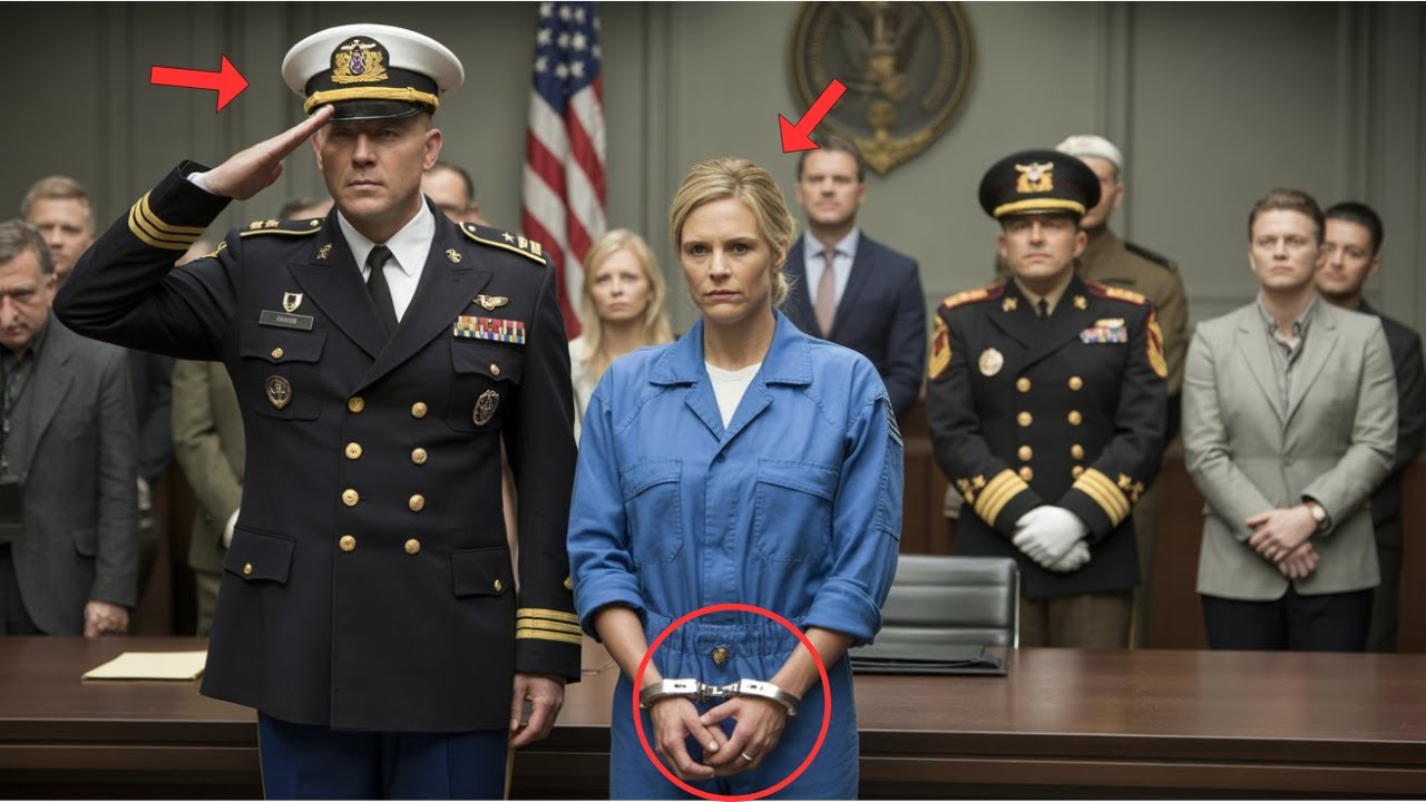 A Retired Female SEAL Sniper in Handcuffs — The Admiral’s Reaction Left Everyone Silent