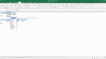 Excel Named Ranges, Sort, Average, Median, SUMIF, and AVERAGEIF
