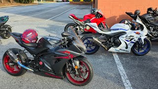 Built Motor Suzuki Gsxr1000 Vs 2025 Ducati Panigale V4. Bmw M1000Rr