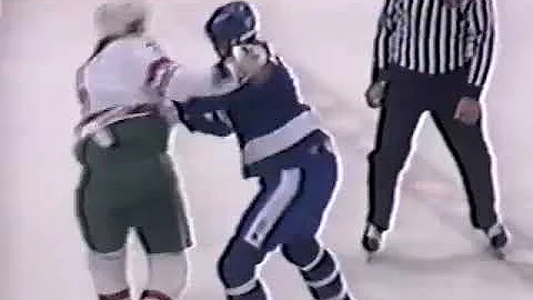 Mike MacWilliam vs Jamie Huscroft AHL Jan 3/92