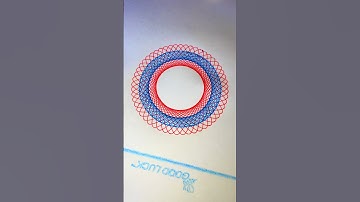 Spirograph Art Make 💥👀 | #shorts #spirograph #Atik_Mia_official