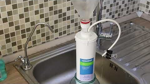 Hướng dẫn hoàn nguyên vật liệu lọc của hãng Aquaphor