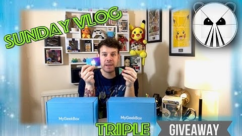 TRIPLE GIVEAWAY - My Geek Box, iTunes or Android Giveaway - Sunday Vlog