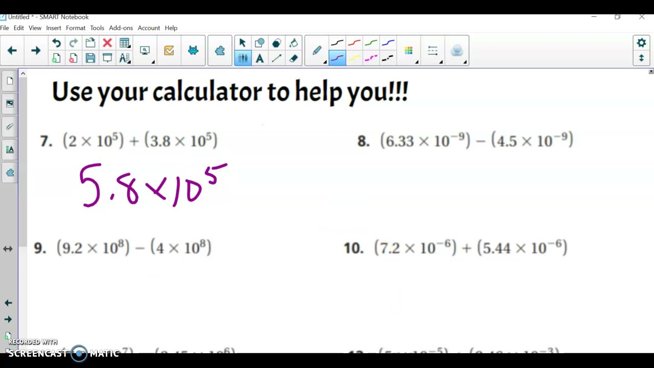 Scientific Notation On Calculator YouTube Scientific Notation On Calculator YouTube