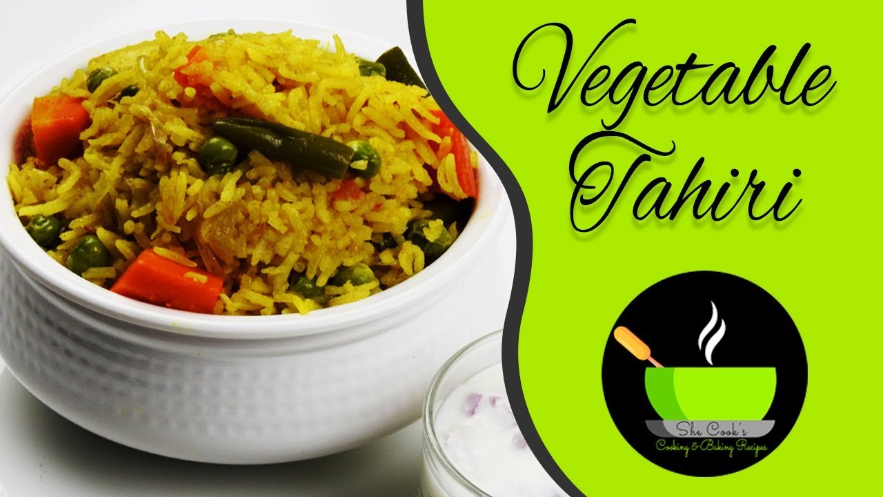 Vegetable Taheri | Mixed Vegetable Taheri | One Pot Veg Rice Dish | She Cooks