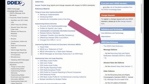 The DDEX Data Dictionary Webinar (April 2021)