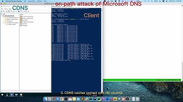 MaginotDNS on-path attack of Microsoft dns