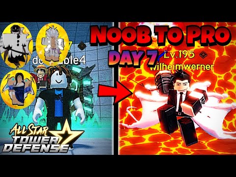 ASTD Noob to Pro Day 7 True Grind  All Star Tower Defense Roblox