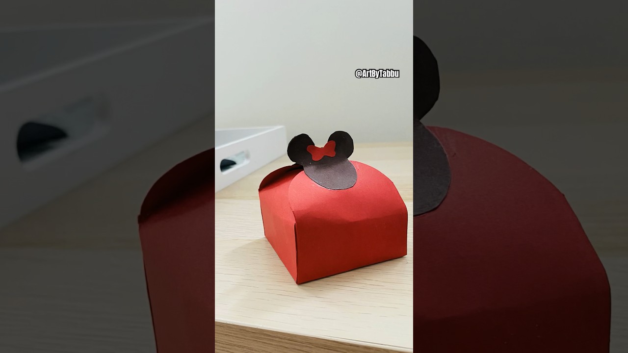 Treat Or Favour Box Minnie Mouse Birthday Theme 