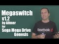 Megaswitch v1.2 by Altmer for Sega Mega Drive\Genesis. Menu, Sound, Region, Video, Overclock.