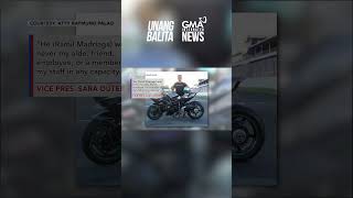 VP Duterte files perjury vs. alleged bagman Madriaga #shorts | Unang Balita