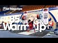 85kg Warm up Area Clean & Jerk Almaty 2014 World Championships w/ Tian Tao Okulov Aukhadov