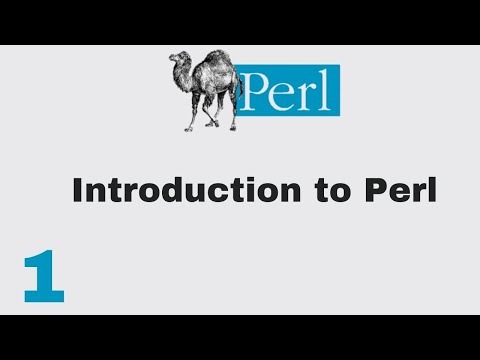 Perl Script Tutorial for Beginners -  1 Introduction to Perl Programming