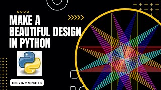Create a Beautiful Design Using Turtle in Python || Creating Follower Using Python || #python
