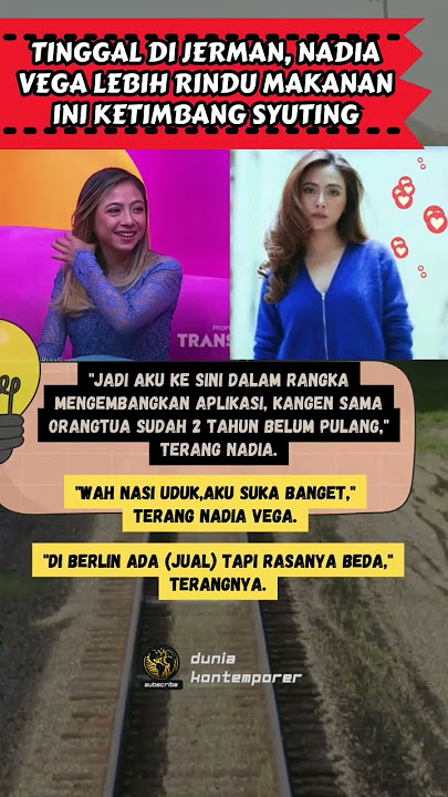 Tinggal di Jerman, Nadia Vega Lebih Rindu Makanan Ini Ketimbang Syuting #duniakontemporer #shorts