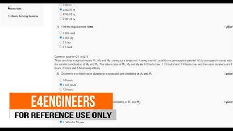 Operation and Planning of Power Distribution Systems  nptel week 6 assignment solution