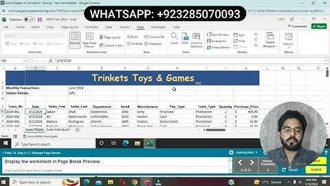 Excel Chapter 4 Simulation Training | Excel Simulation Labs Step By Step Guide MyITLab