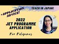 2022 JET Program PHILIPPINES | Application Advice  | Assistant Language Teacher