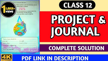 Std 12th E.V.S PROJECT AND JOURNAL WORK ANSWER (Solution) | Maharashtra State Board |