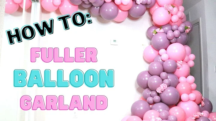 How to Make A BETTER Balloon Garland in 2023| Pink...
