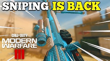 Sniping Is FUN AGAIN In Modern Warfare 3! | BEST Sniper Class Setup