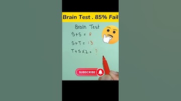 Brain test ll Math puzzle #shorts #youtubeshorts