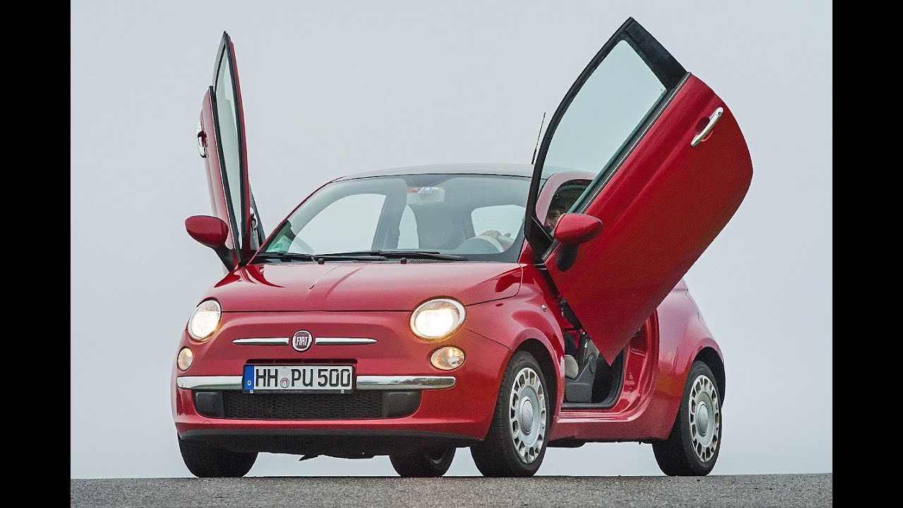 Fiat 500 Mit Flugelturen Youtube