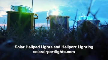 Solar Helipad Lights and Heliport Lighting