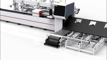 Bodor T6A fiber laser tube cutting machine with auto loading and unloading system