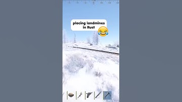 Landmijnen plaatsen in roest!