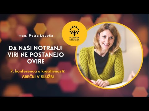 Petra Lepoša: Skrb za notranje vire, Srečni v službi