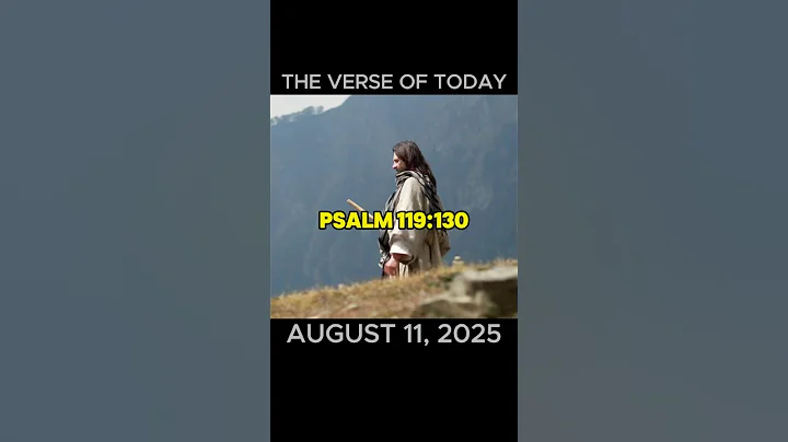 Verse of the day | Monday, August 11, 2025 | Psalm 119:130 (NKJV) | Monday Blessing Prayer | BA365M