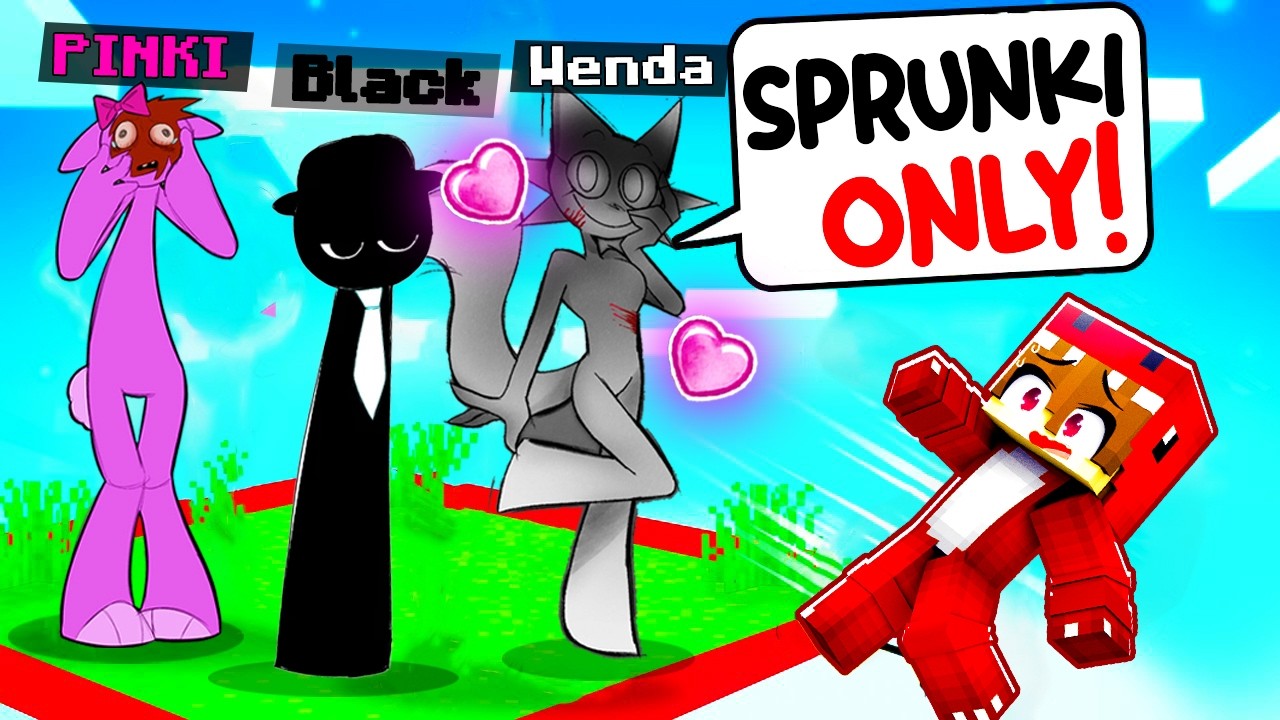 LOCKED on ONE LUCKY CHUNK with HORROR GIRL SPRUNKIS!