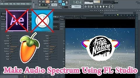 how to make audio spectrum like trap nation in fl studio 20