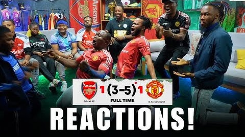 ARSENAL 1-1 MANCHESTER UNITED (3-*5) pen - FA CUP WATCH ALONG HIGHLIGHTS 23-24
