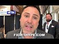 DE LA HOYA REACTS TO PACQUIAO'S WIN OVER ADRIEN BRONER; EXPLAINS WHY NOT SURPRISED