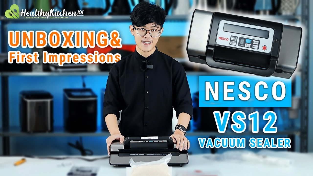 Nesco Deluxe Food VS-12 Vacuum Sealer: Unboxing & First Impressions! 