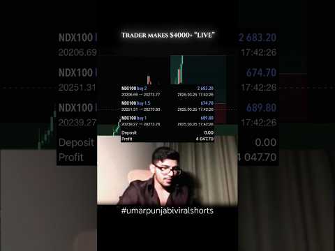 Trader's makes $4000 + Live 🔥👆🏻... #umarpunjabi #trading #shorts