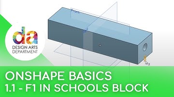 OnShape Basics 1.1 - F1 in Schools Block Tutorial