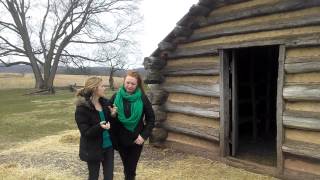 Valley forge log cabin tour