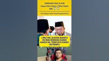 Viral mahar 3 milyar, tapi hanya uang palsu #short #trending #viral #fyp