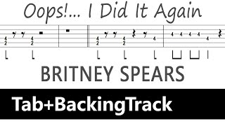 Britney Spears - Oops!... I Did It Again / Guitar Tab+BackingTrack