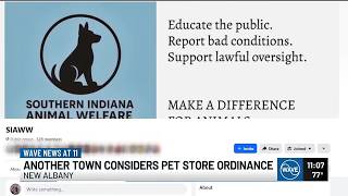 Information New Albany becomes latest southern Indiana town to draft ordinance putting regulations on pet sto... Update