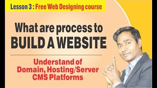 Web designing : Lesson 3 (website building process / steps) 2020 | wordpress