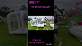 Best Gift for Kids? Inflatable Bubble House Tent with Blower! 🏰
