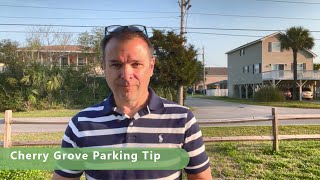 North Myrtle Beach, Cherry Grove Free Beach Parking