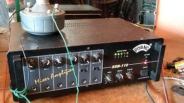 Piyano SSB-110 audio amphilifire connection unit driver testing(Bangla video)